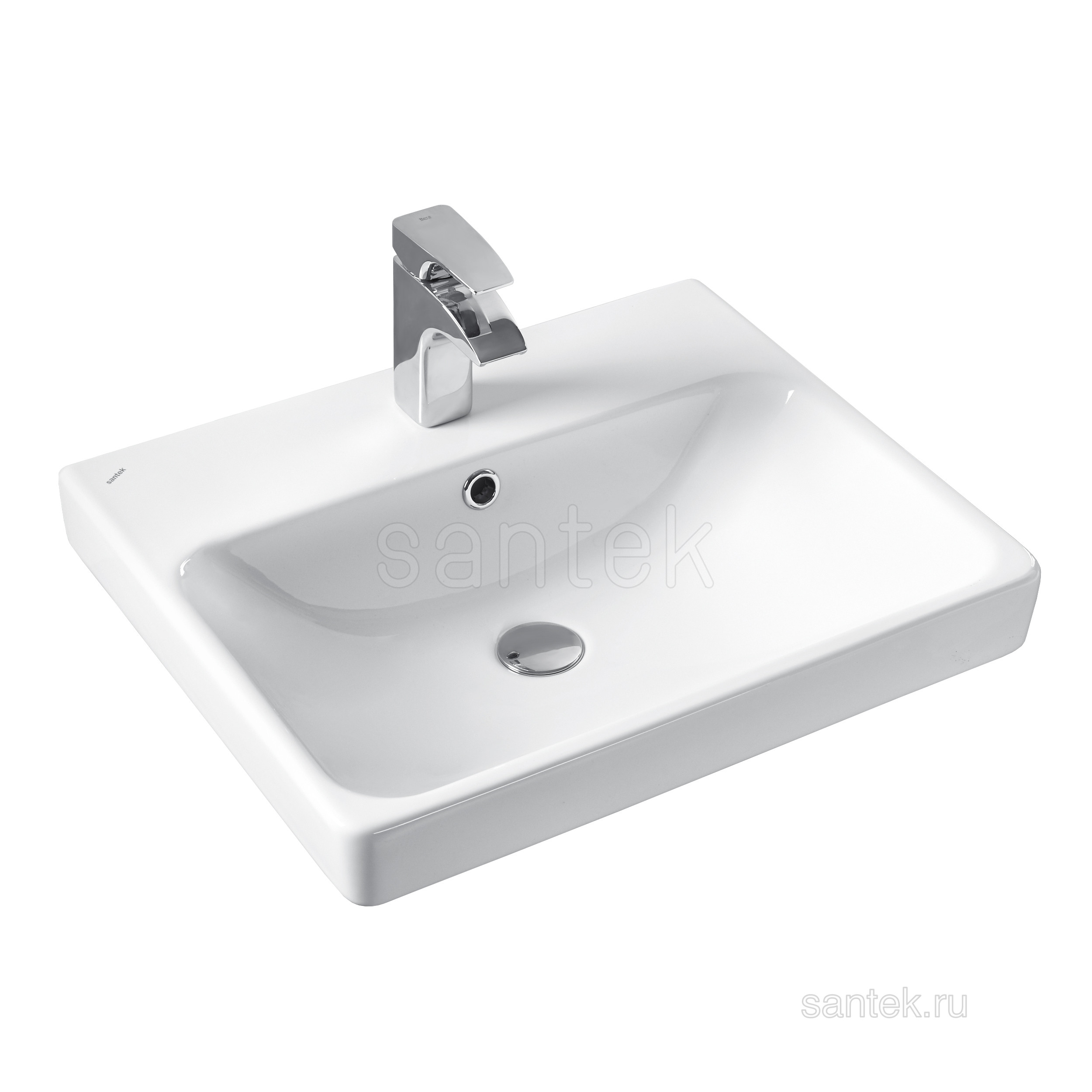 Тумба с раковиной Адриана 55 белая AQUATON Асти 1A2631K0AX2B0
