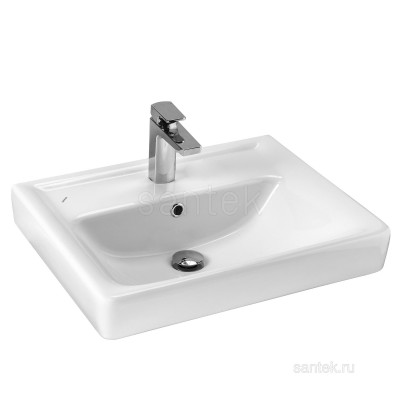 Тумба с раковиной Нео 50 белая/дуб AQUATON Кантри 1A2578K0AHB20