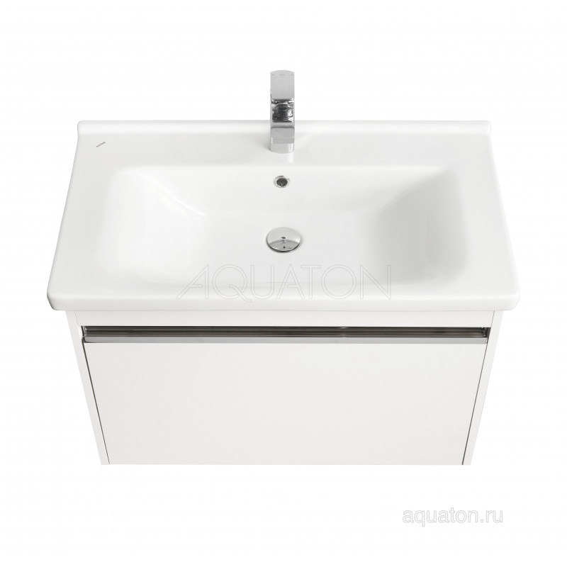 Тумба с раковиной Миранда 80 белая AQUATON Капри 1A2302K1KP010