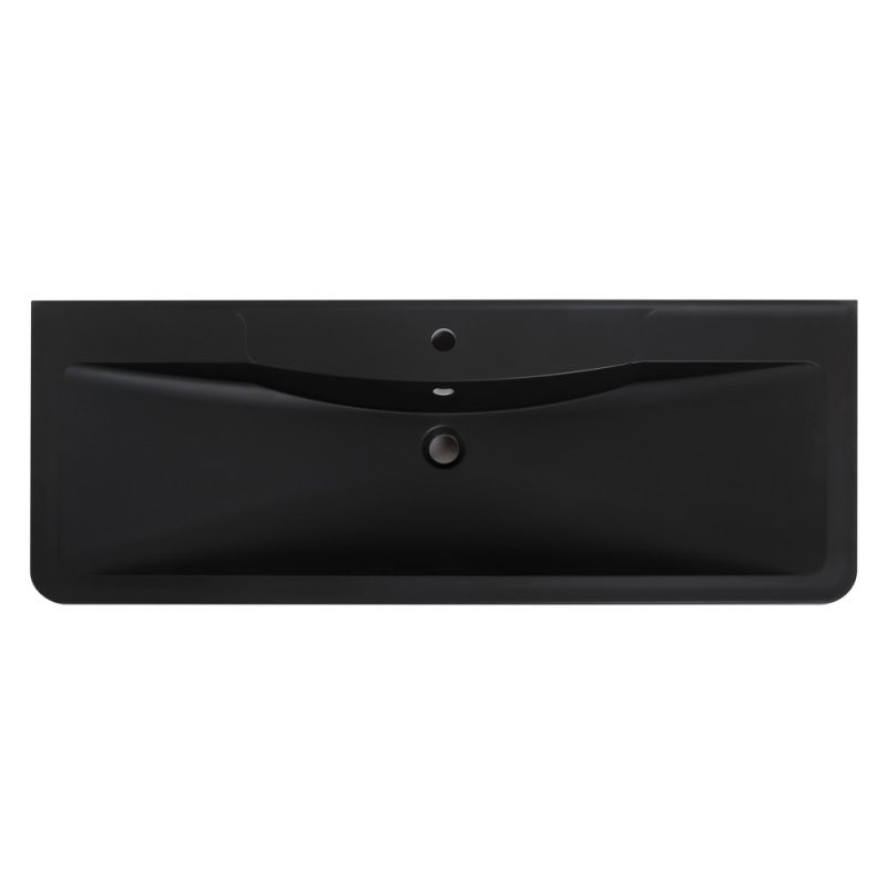 Раковина из литьевого мрамора 1000х455х145 BelBagno BB1000/455-LV-ART-ALR-NERO, черный матовый