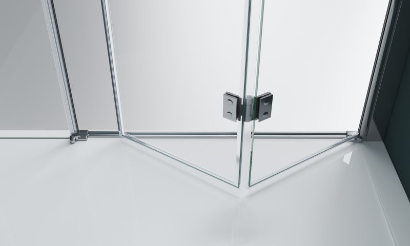 Душевая дверь 170х195см Belbagno Albano ALBANO-BS-13-90+80-C-Cr