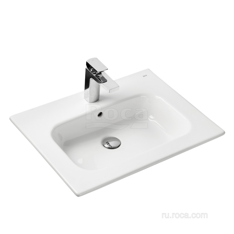 Тумба с раковиной Victoria-N Unik 60x46 белая AQUATON Ривьера 1A2388K1RVX20