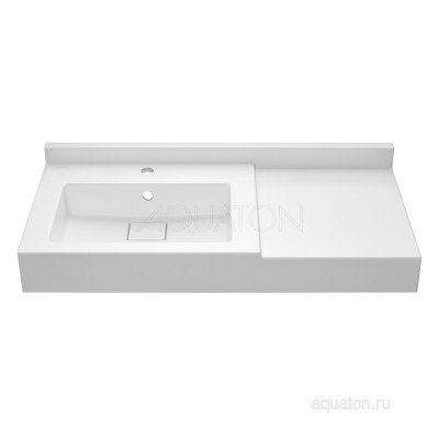 Тумба с раковиной Сакура 100 белый/ольха AQUATON Сакура 1A2349K1SKW80