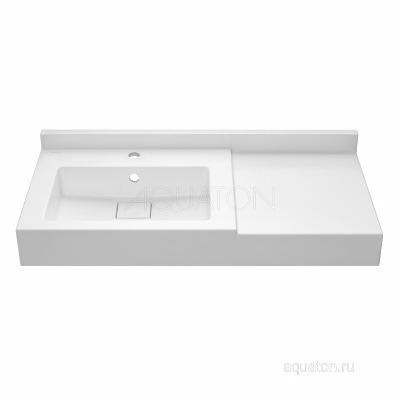 Тумба с раковиной Сакура 100 белый/ольха AQUATON Сакура 1A2349K1SKW80