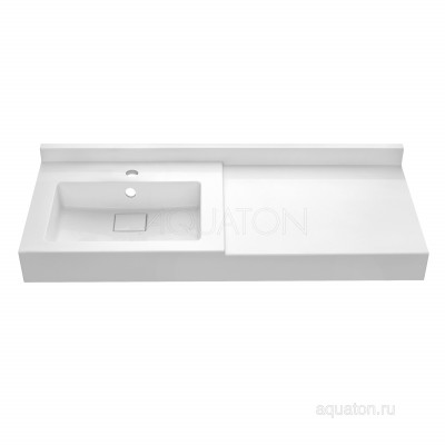 Тумба с раковиной Сакура 120 белый/ольха AQUATON Сакура 1A2197K1SKW80