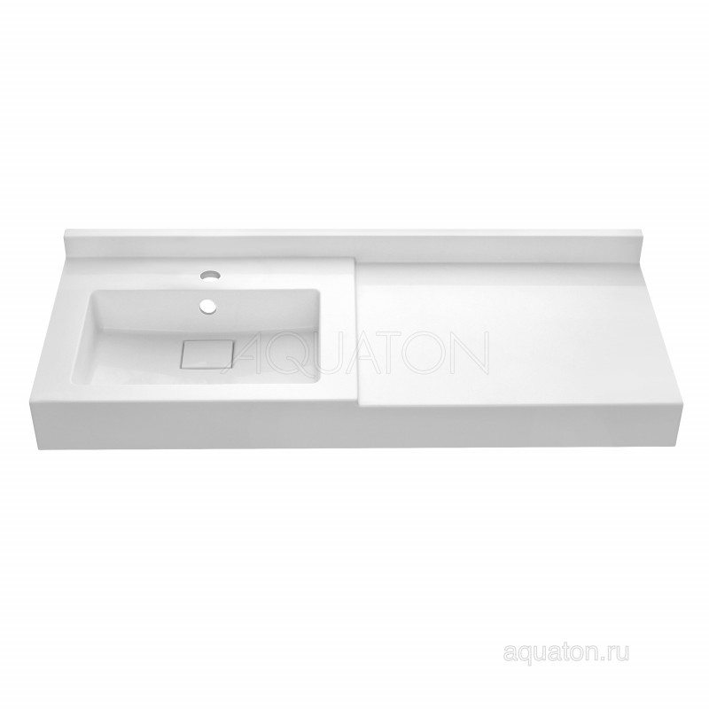 Тумба с раковиной Сакура 120 белый/ольха AQUATON Сакура 1A2197K1SKW80