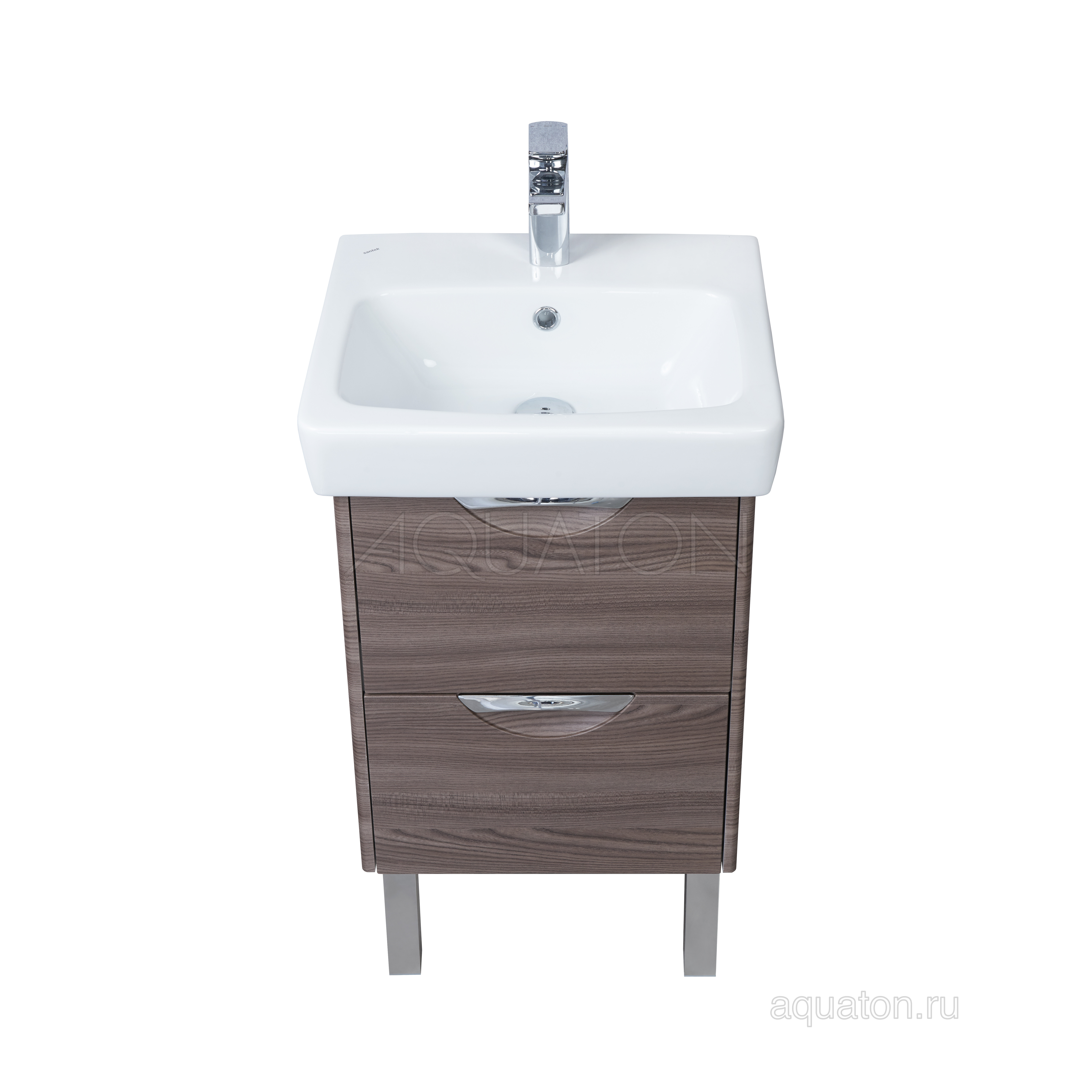 Тумба с раковиной Нео 50 дуб AQUATON Сильва 1A2117K1SIW50