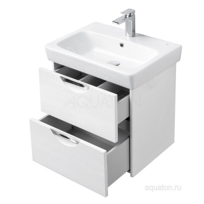 Тумба с раковиной Нео 60 дуб AQUATON Сильва 1A2118K1SIW70
