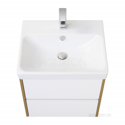Тумба с раковиной Адриана 70 дуб/белый AQUATON Сканди 1A2518K0SDZ90