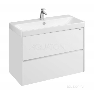 Тумба с раковиной Адриана 90 белый  AQUATON Сканди 1A2519K0SD010