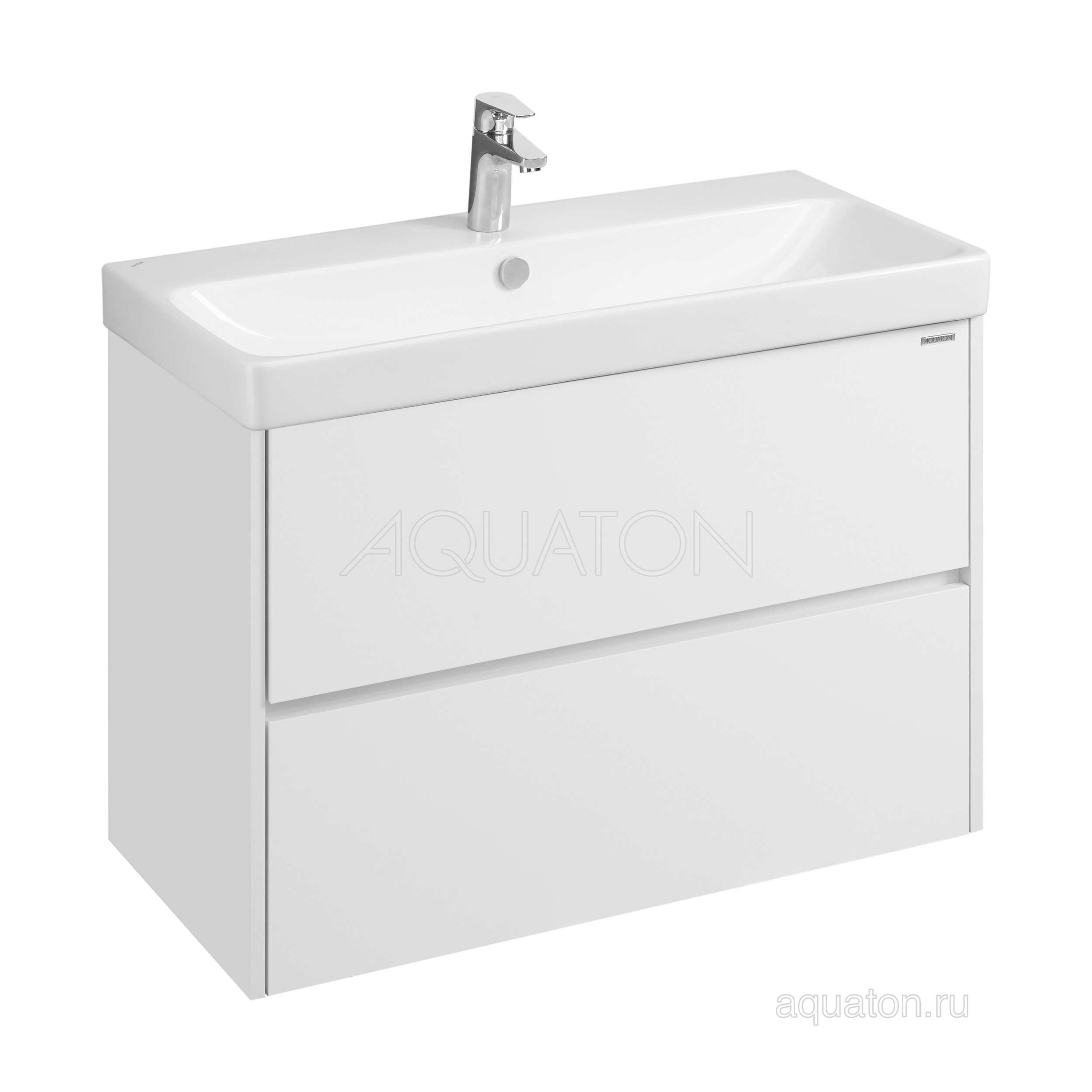 Тумба с раковиной Адриана 90 белый  AQUATON Сканди 1A2519K0SD010