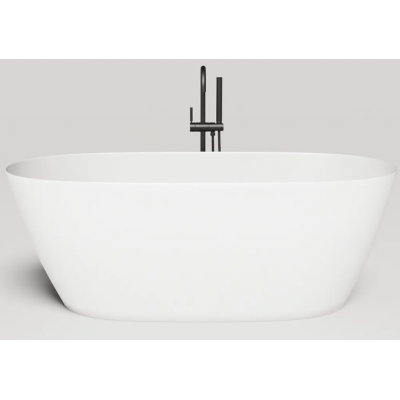 Отдельностоящая ванна Salini SOFIA LIGHT 165x75 S-Sense, глянцевая, белая, без перелива, с сифоном и донным клапаном, 103611G