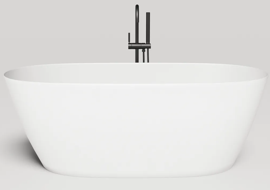 Отдельностоящая ванна Salini SOFIA LIGHT 165x75 S-Sense, глянцевая, белая, без перелива, с сифоном и донным клапаном, 103611G