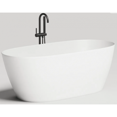Отдельностоящая ванна Salini SOFIA LIGHT 165x75 S-Sense, глянцевая, белая, без перелива, с сифоном и донным клапаном, 103611G