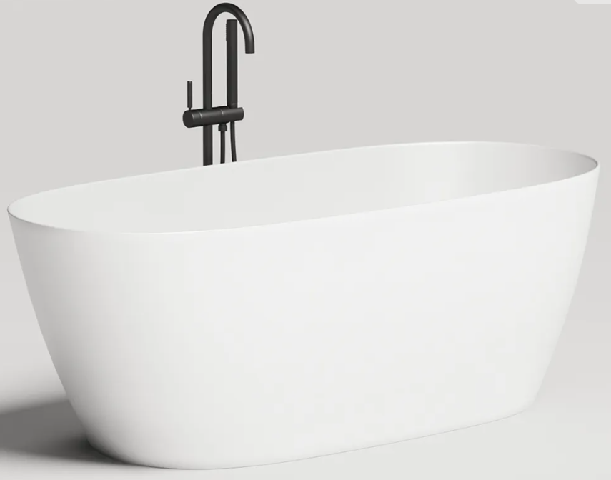 Отдельностоящая ванна Salini SOFIA LIGHT 165x75 S-Sense, глянцевая, белая, без перелива, с сифоном и донным клапаном, 103611G
