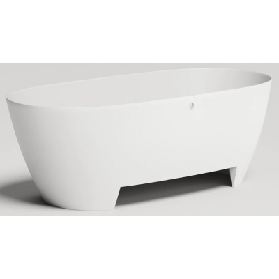 Отдельностоящая ванна Salini SOFIA LIGHT 165x75 S-Sense, глянцевая, белая, с отверстием перелива, 103611G