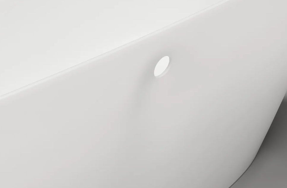 Отдельностоящая ванна Salini SOFIA LIGHT 165x75 S-Sense, глянцевая, белая, с отверстием перелива, 103611G