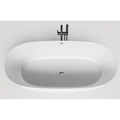 Отдельностоящая ванна Salini SOFIA LIGHT 165x75 S-Sense, глянцевая, белая, с отверстием перелива, 103611G