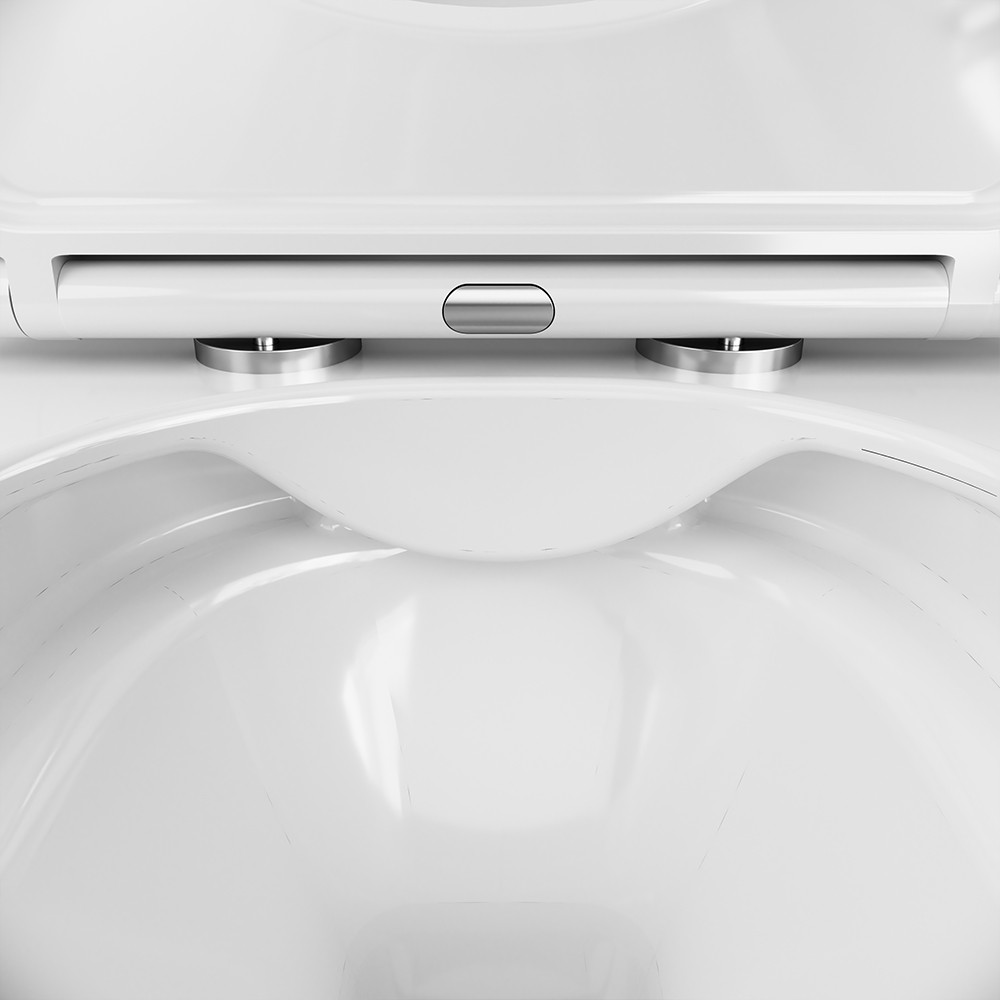 Унитаз подвесной 540x375мм FlashClean с сиденьем микролифт AM.PM FUNC белый C8F1701SC
