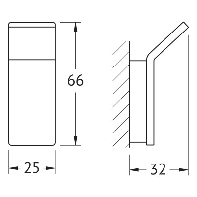 Крючок хром Artwelle Regen 8315A