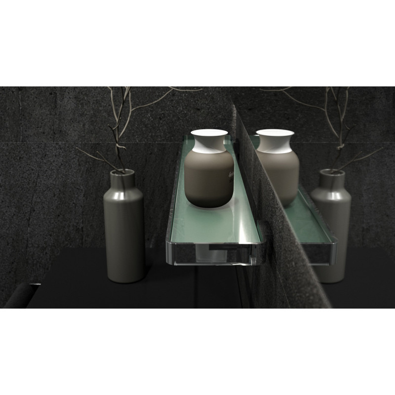 Полка с держателями хром Artwelle Regen 832760A