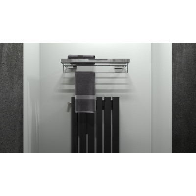 Полка cо штангой хром Artwelle Regen 838160A