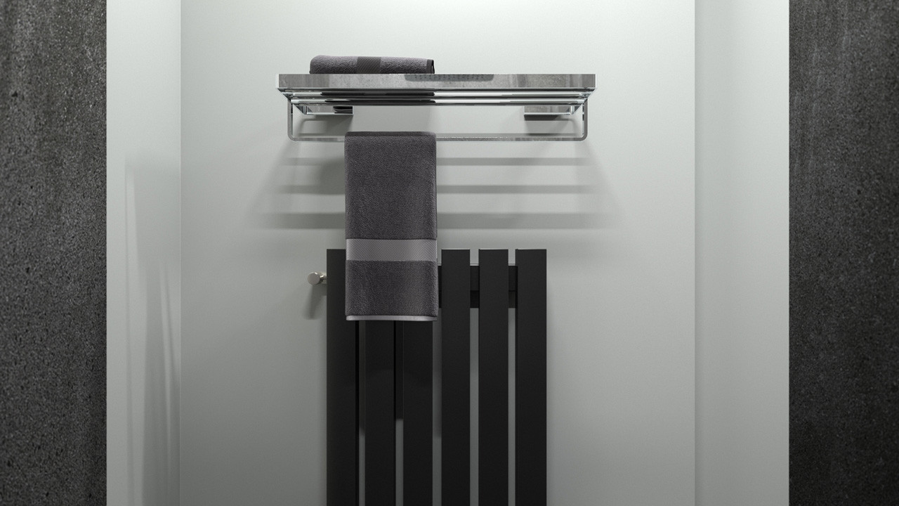 Полка cо штангой хром Artwelle Regen 838160A