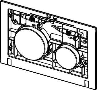 Клавиши панели смыва для унитаза, TECEloop modular, черные матовые, 9240619