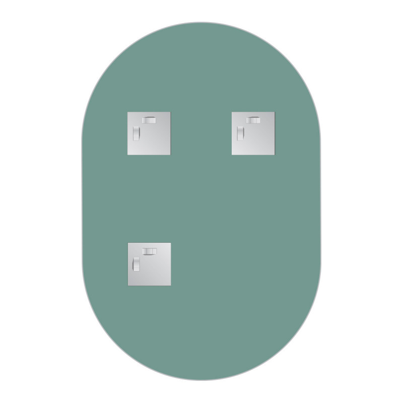 Зеркало со шлифованной кромкой 40x60см Evoform Primary BY 0133