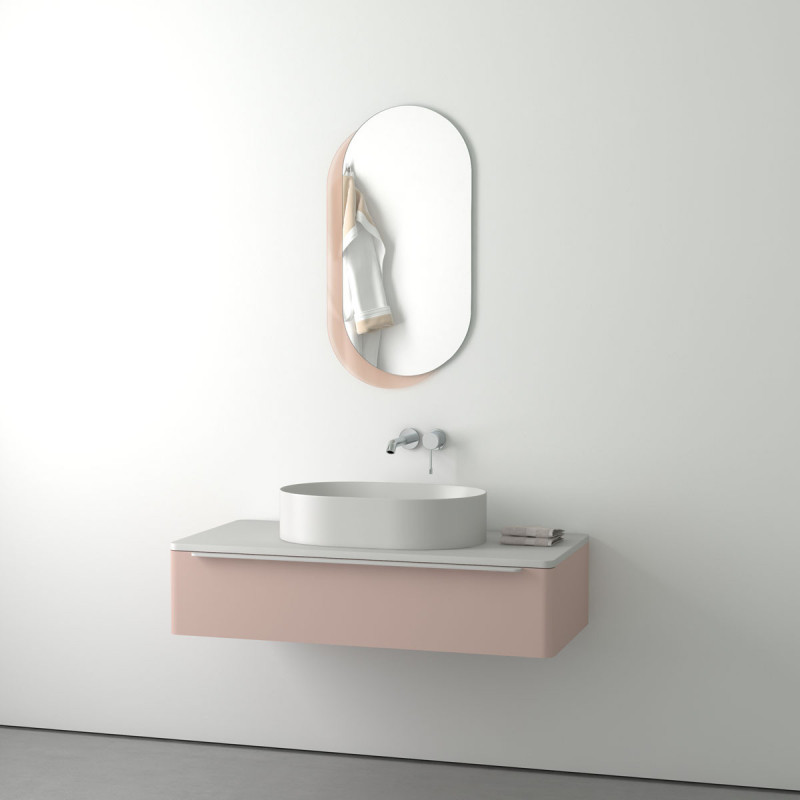 Зеркало на стеклянном основании 45x84см Evoform Double BY 0301