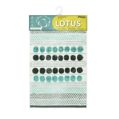 Коврик для ванной 50x80см Fixsen Lotus FX-8030Y