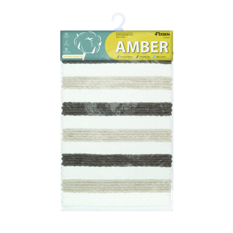 Коврик для ванной 50x80см Fixsen Amber FX-8040Z