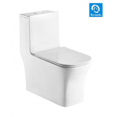 Унитаз моноблок Welt Wasser WW GLANBACH 001 GL-WT, белый глянцевый