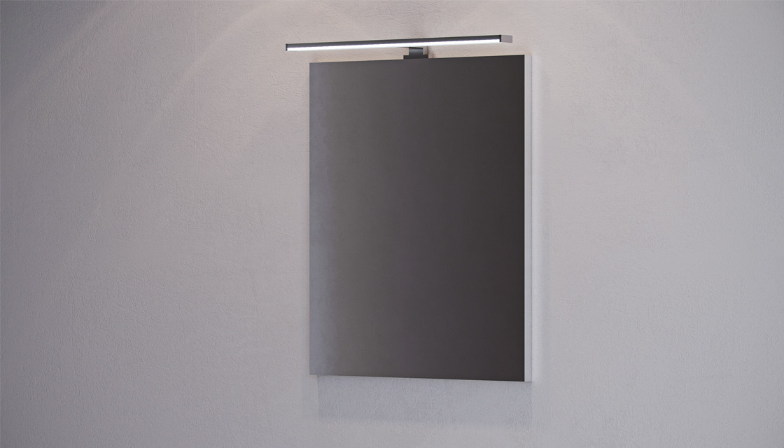 Зеркалос LED светильником 60см Velvex Klaufs zkKLA.60-14
