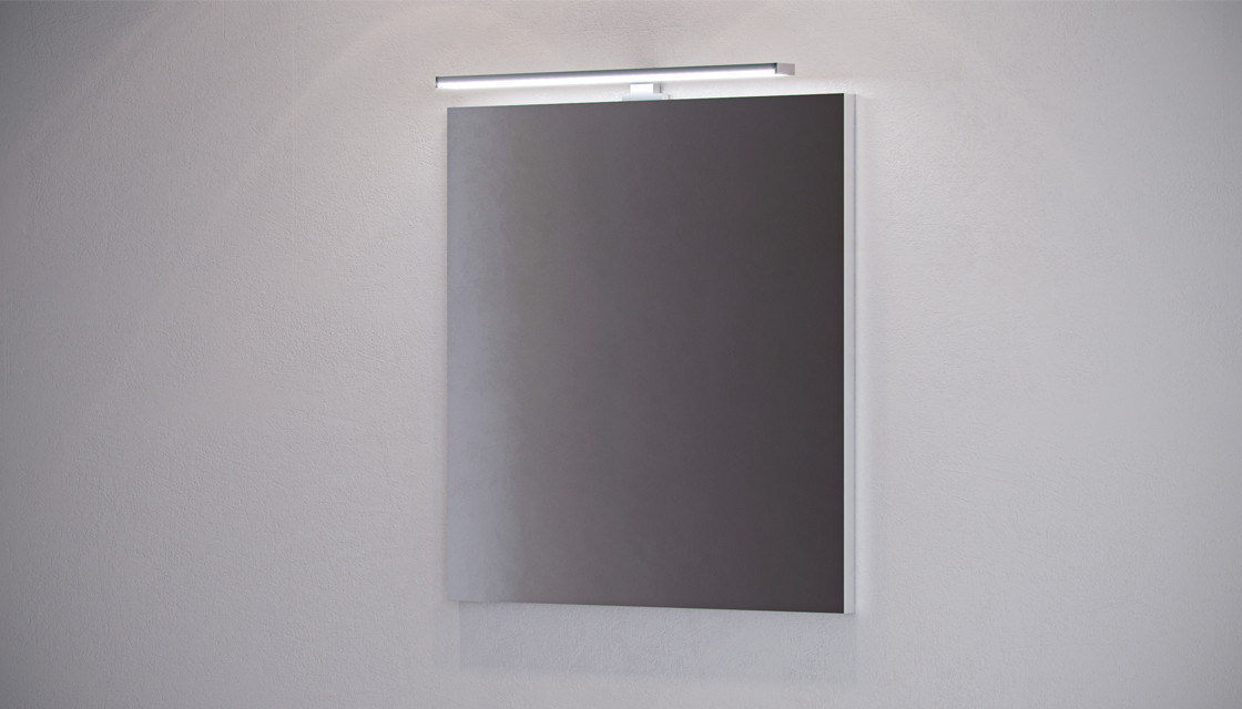 Зеркалос LED светильником 70см Velvex Klaufs zkKLA.70-14