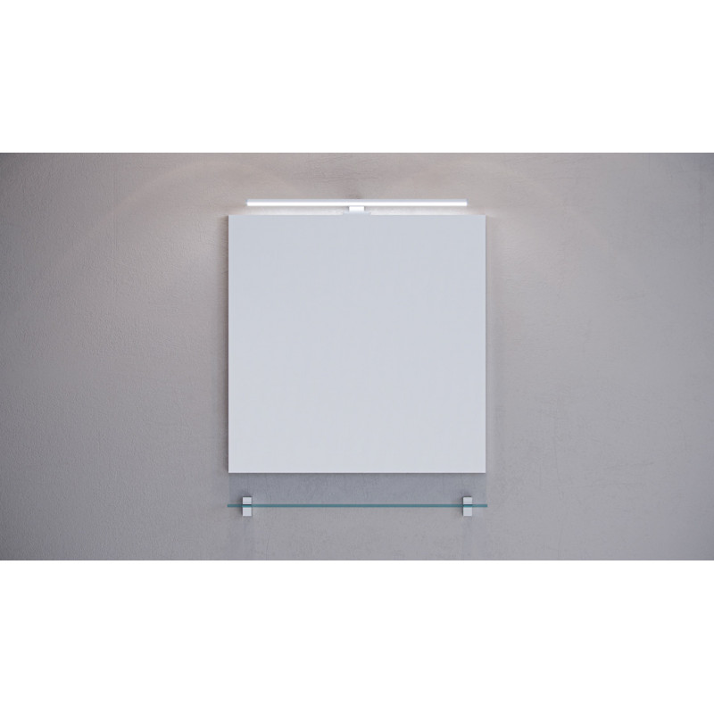 Зеркалос LED светильником 70см Velvex Klaufs zkKLA.70-14