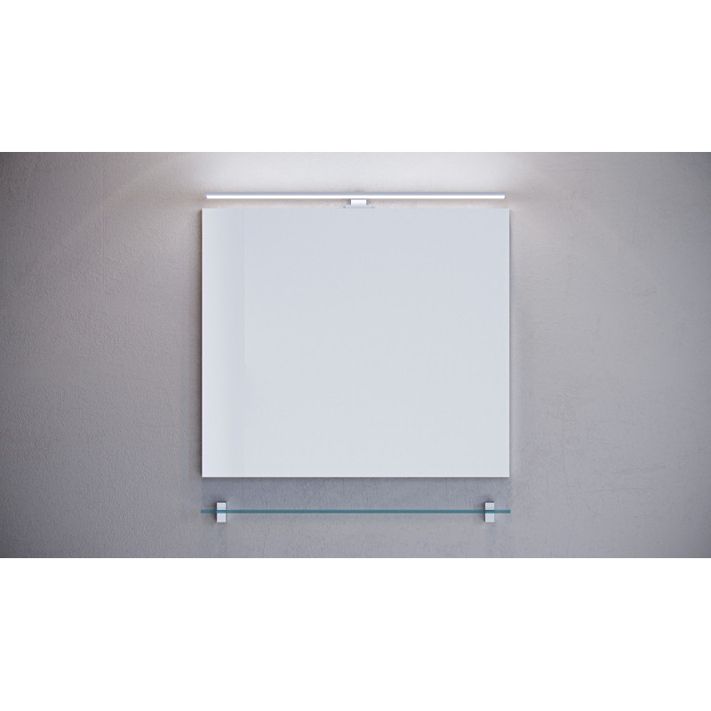 Зеркалос LED светильником 80см Velvex Klaufs zkKLA.80-14