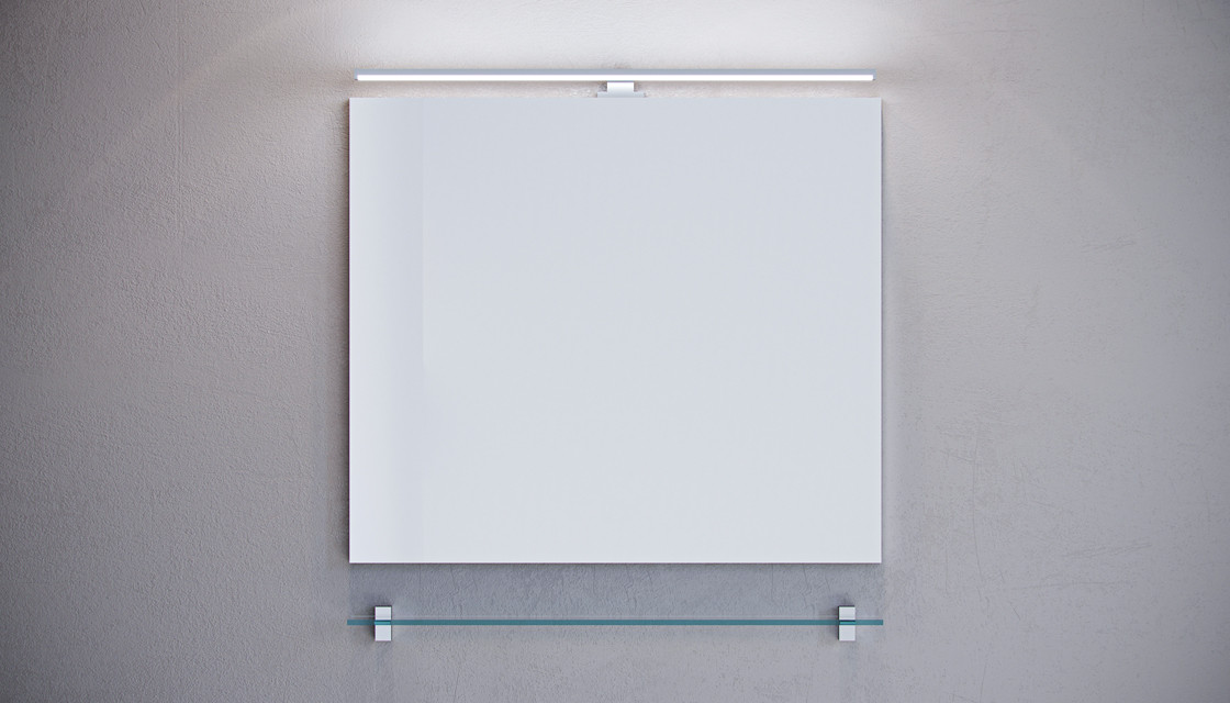 Зеркалос LED светильником 80см Velvex Klaufs zkKLA.80-14