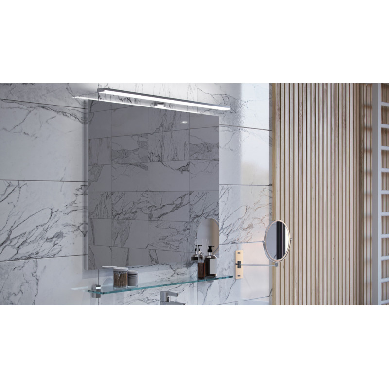 Зеркалос LED светильником 80см Velvex Klaufs zkKLA.80-14