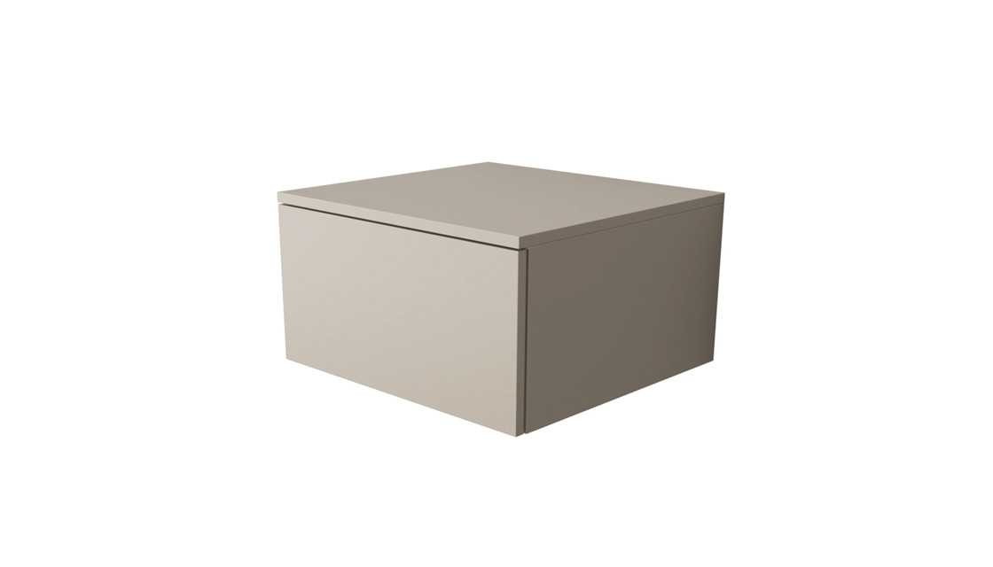Тумба под раковину подвесная 50см бежевая Velvex Unique Unit tpUNI.50.H27.Y-215