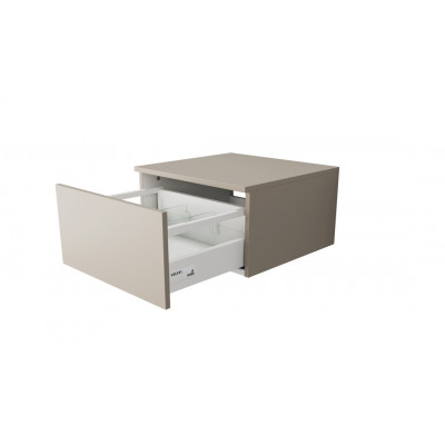 Тумба под раковину подвесная 50см бежевая Velvex Unique Unit tpUNI.50.H27.Y-215