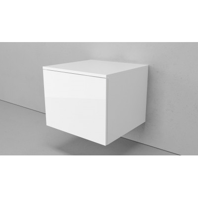 Тумба под раковину подвесная 50см белая Velvex Unique Unit tpUNI.50.H40.Y.VY-223