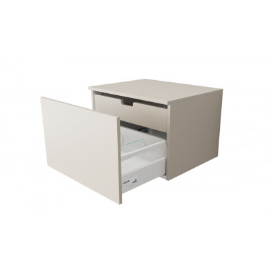 Тумба под раковину подвесная 60см шампань Velvex Unique Unit tpUNI.60.H40.Y.VY-221