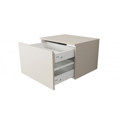 Тумба под раковину подвесная 60см шампань Velvex Unique Unit tpUNI.60.H40.Y.VY-221