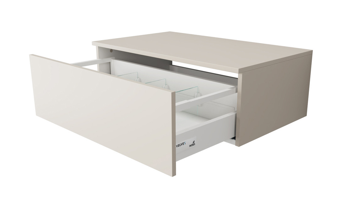 Тумба под раковину подвесная 80см шампань Velvex Unique Unit tpUNI.60.H40.Y.VY-221
