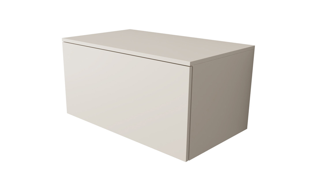 Тумба под раковину подвесная 80см шампань Velvex Unique Unit tpUNI.80.H40.Y.VY-221