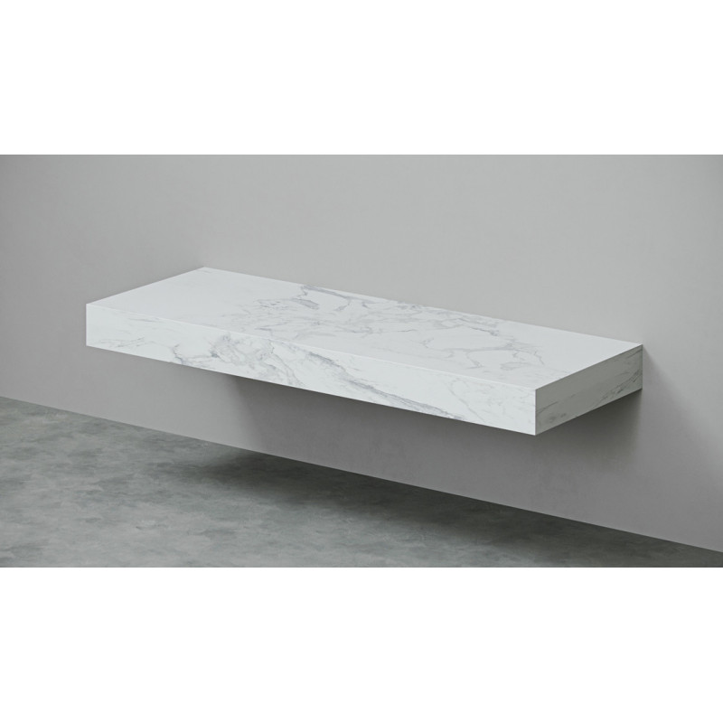 Столешница 140см белый мрамор Velvex Unique Unit st.UNI.140-630