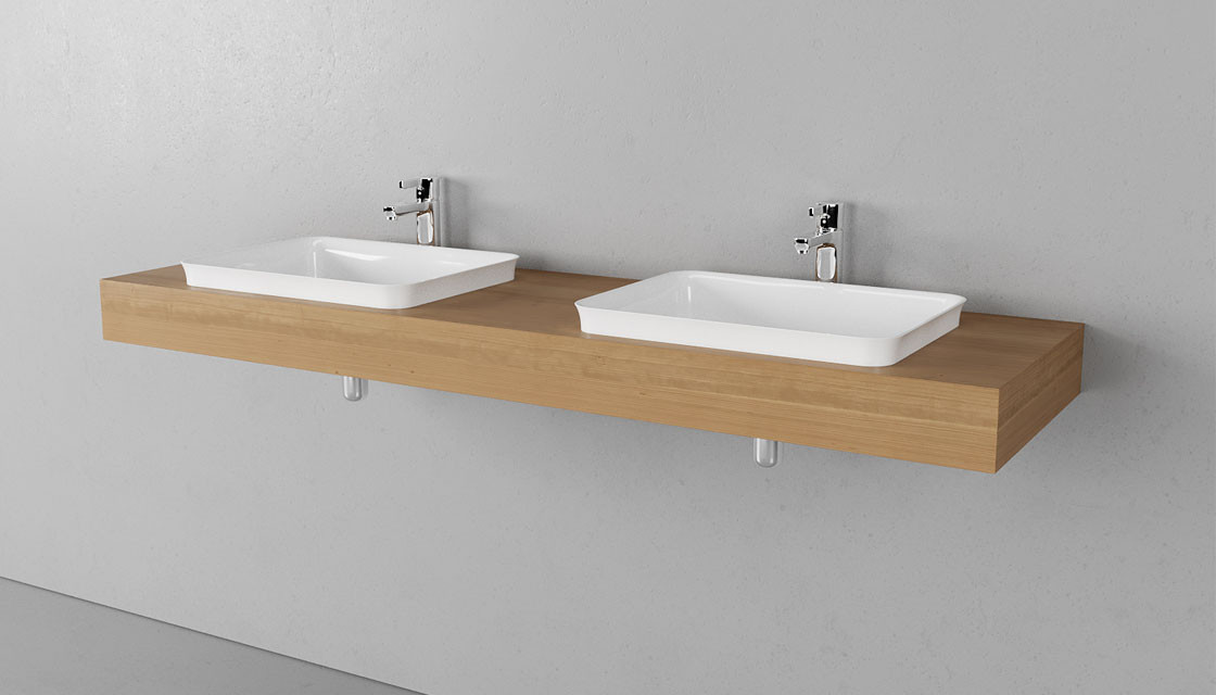 Столешница 160см дуб французский Velvex Unique Unit st.UNI.160-67