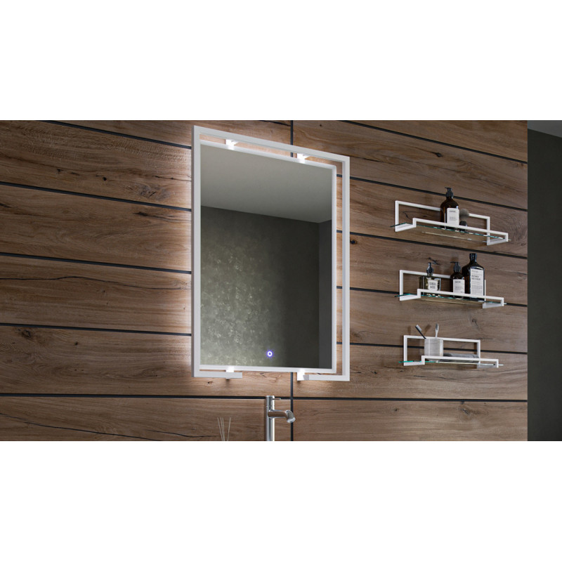 Зеркало с LED светильником 65см Velvex Loft zkGEL.60-21.58