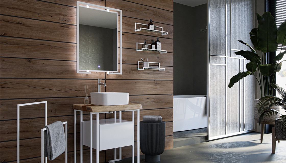 Тумба под раковину подвесная 45см белая Velvex Loft tpGEL.45-43.21
